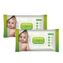Bodyguard Aloe Vera Based Natural Wet Wipes  Combo of 2 x 72 Pieces...