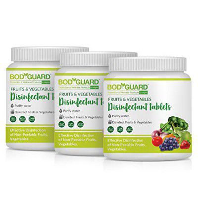 BodyGuard Fruits and Vegetables Disinfectant Multipurpose Tablets - 150 Tablets
