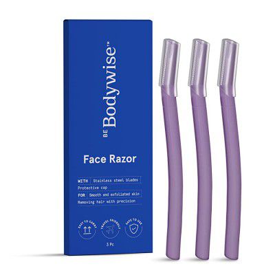 Bodywise Reusable Face Razor For Women - Pack of 3