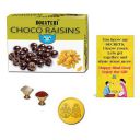 BOGATCHI Bhai Dooj Gift Dark Chocolate Coated Raisins, 100g + Free Bhai Dooj Greeting Card + Free Gold Coin + Roli Chawal...