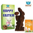 BOGATCHI Dark Chocolate Big Bunny with 1 Easter Egg...