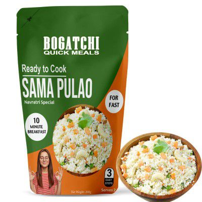BOGATCHI Quick Meals - Ready to Cook Authentic SAMA PULAO (Navratry Special) - 200 g , Ready to Eat Mea
