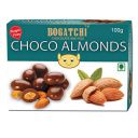 BOGATCHI Sugar Free Dark Chocolate Coated Almonds, 100g | Zero-Sugar | Gluten Free | Suitable for People with Diabetes | Gift for No Sugar Lovers...