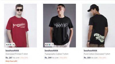 Bohooman Men's Clothing Up to 75% off