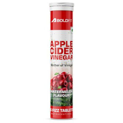 Boldfit Apple Cider Vinegar Tablets Mother, Immunity,Digestion,Acv Effervescent