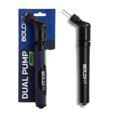 Boldfit Ball Pump  Sports Balls Football Pumper, Black