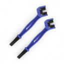 Boldfit Bike Chain Cleaner Brush Soft & Long Bristles Multi-Purpose Ideal | 2 Pcs - Blue...