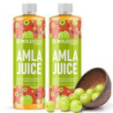 Boldfit Boldveda Amla Juice 1 Litre | Rich Source Of Vitamin C & Antioxidants Supports Healthy Hair & Skin | Amla Detox Juice Helps With Metabolism - 1L (Pack Of 2)...