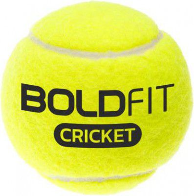BOLDFIT Box Pack Green High Bounce Light Weight Soft Set Combo Cricket Tennis Ball  (Pack of 1, Green)