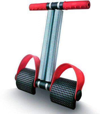 BOLDFIT Double Spring Tummy Trimmer For Men & Women, Abs Exerciser For Home & Gym Use. Ab Exerciser  (Red, Black)
