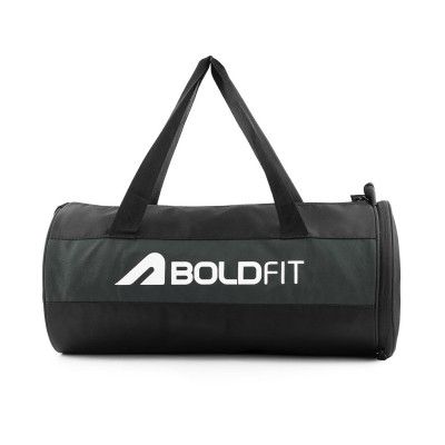 Boldfit Gym Bags for Men with Separate Shoe Compartment Unisex Duffle Bag for Carry & Travel Adjustable for Shoes 