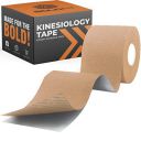 Boldfit Kinesiology Tape for Physiotherapy Kinesio Tape for Sports Injury Pain Relief Muscle Tape for Shoulder -2 Inch Beige...