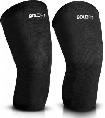 BOLDFIT Knee Cap for Knee Pain for Women Men Gym Knee Cap for Sports Pain Knee Support (Black)