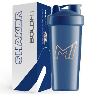 Boldfit Plastic Mumbai Indians(Mi) Official Merchandise Gym Shaker 700ML