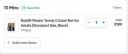 Swiggy Instamart : Boldfit Plastic Tennis Cricket Bat for Adults (Standard Size, Black)...
