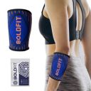 Boldfit Polycotton Wrist Sleeves for Men & Women, Wrist Band/Wrap for Gym. Wrist Wrap/Straps Gym Accessories for Men & Women Hand Grip & Wrist Support. While Workout - Blue - Small-1Pcs...