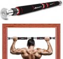 BOLDFIT Pull Up Bar For Home Wall Chin Up Bar (Black, Red)...