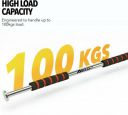 BOLDFIT Pull Up Bar for Home Work Out | Door Frame Pull up Bar | Max Load - 100 Kg Pull-up Bar (Multicolor)...