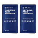 Boldfit Reusable Hot and Cold Ice Pack | Flexible Gel Pack for Pain Relief-Medium Pack of 2...