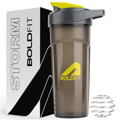 Boldfit Shaker for Gym Leakproof Gym Protein Shaker Bottle Pre Workout Shaker Bottles Bpa Free Gym Shaker Bottle Sports Water Bottle 600ml