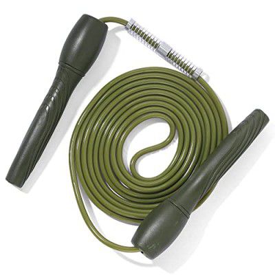 Boldfit Skipping Rope for Men and Women Jumping Rope (PVC), Green