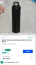 Swiggy Instamart Loot : Boldfit Stainless Steel Sipper Water Bottle (1L, Black)...