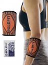 BOLDFIT Unisex Orange Coloured Printed Wrist Support Sweatband...
