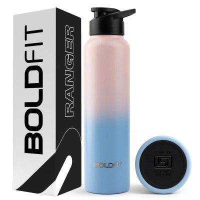 Boldfit Water Bottles Stainless Steel Water Bottle 1 Litre Steel Bottles for School