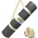 Boldfit Yoga Mats for home workout - 4mm Steel Grey...
