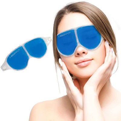 BoldHealth Eye Mask with Cooling Gel for Dark Circles Dry Eyes 