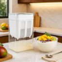 BOLTIX Greek Yogurt & Curd Maker - 1100ml Fine Mesh Strainer with Lid...