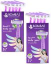 Bombae FlexiEco Reusable Razor for Women (Pack of 10)...