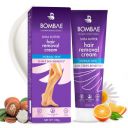 Bombae Shea Butter Hair Removal Cream For Women - 100gm, Suitable For Sensitive Skin, For Body, Legs, and Bikini Line...