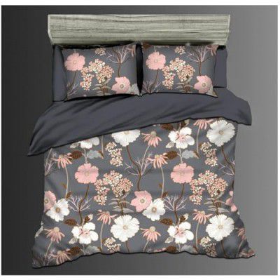 Bombay Dyeing Gaura Collection Queen bedsheet - Buy 1 Get 1 Free! Super Soft Bedsheet with 2 Pillow Covers | Queen Size | 2.18 M X 2.40 M