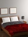 Bombay Dyeing Maron Color Juniper Plain Double Comforter...