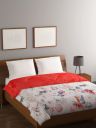 Bombay Dyeing Print Color Entice One Side Print Revese Plain Double Comforter...