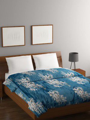 Bombay Dyeing Royal Blue Color Juniper Gold Double Comforter