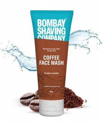 Bombay Shaving Co Coffee Face Wash - 100g | Deep-Cleanses, De-Tans & Blackhead Removal