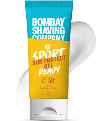 Bombay Shaving Co Non Sticky Aloe Vera Sunscreen Gel SPF 50,for Sun Protection - 50g
