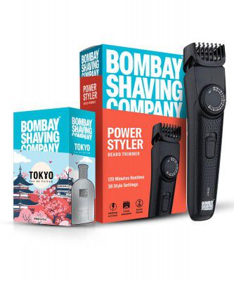 Bombay Shaving Co Trimmer Men, 2X Fast Charging, 80Min runtime (With Men’s Fragrance worth Rs. 795/- FREE)