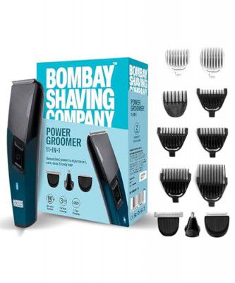 Bombay Shaving Company 11 in 1 Trimmer Men | All in One Full Body Trimmer for Men | 90 Min Charge time | 90 mins run time | Type C charging | Power Groomer