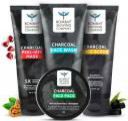 BOMBAY SHAVING COMPANY Activated Charcoal Complete Home Facial Kit (4 Items in the set)...