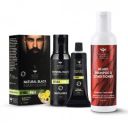 Bombay Shaving Company Beard Color, 30ml + 30ml - Natural Black and Beard Shampoo and Conditioner, 100ml (Pack of 1)...