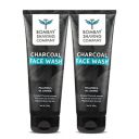 Bombay Shaving Company Charcoal Face Wash for Men | Anti Pollution and Brightening | Oil Control Face Wash For Men - 2 x 100g...