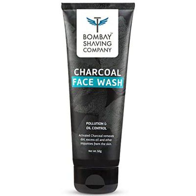Bombay Shaving Company Charcoal Face Wash, Fights Pollution And Acne, Oil Control For Men - 45g