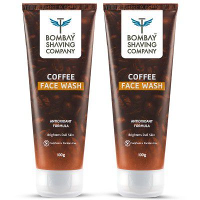 Bombay Shaving Company Coffee Face Wash for Men & Women (Pack of 2) - Deep-Cleanses, De-Tans & Blackhead Removal