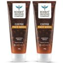 Bombay Shaving Company Coffee Face Wash for Men & Women (Pack of 2) - Deep-Cleanses, De-Tans & Blackhead Removal...