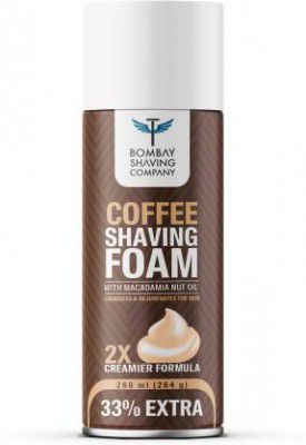 BOMBAY SHAVING COMPANY Coffee & Macadamia Seed Oil Shaving Foam 264g  (264 g)