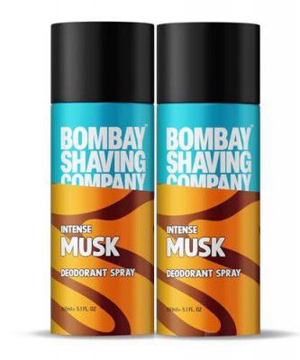 Bombay Shaving Company Deodorant Spray - Musk 150ml (Pack of 2)