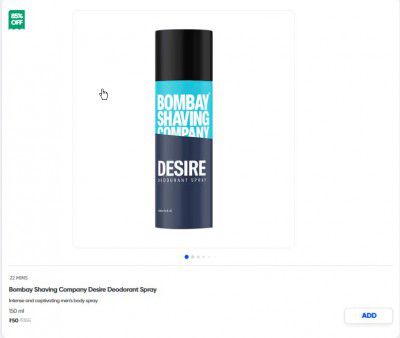 Bombay Shaving Company Derive Deodorant Spray 